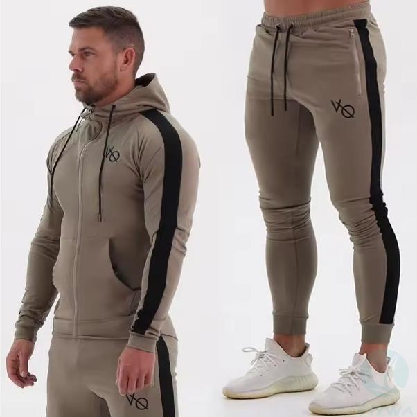 custom tracksuits for men jogging sweatsuit set two piece set tracksuit FLY-MW-002
